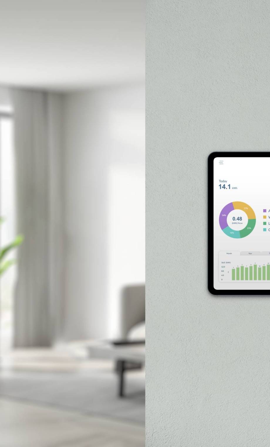 Tablet,Displays,Energy,Consumption,And,Device,Analysis,In,Home,On